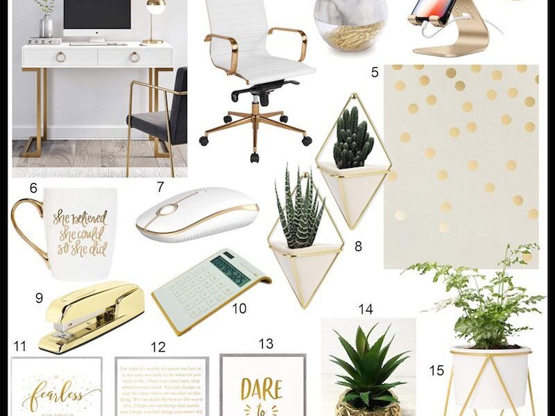 15 Glam Home Office Items That Will Actually Make You More Productive!