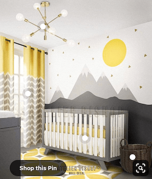 diy-tutorial-how-to-paint-a-mountain-murial-in your-kids-room-nursery-9